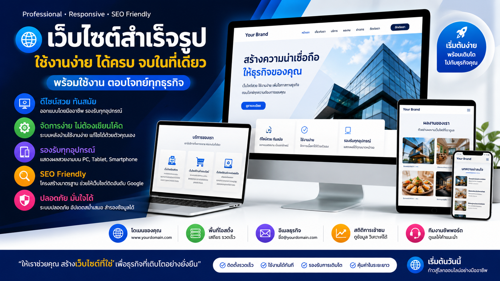 เว็บไซต์สำเร็จรูป